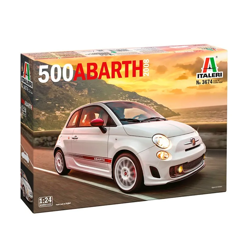 Italeri 500 Abarth (2008) Car 1:24