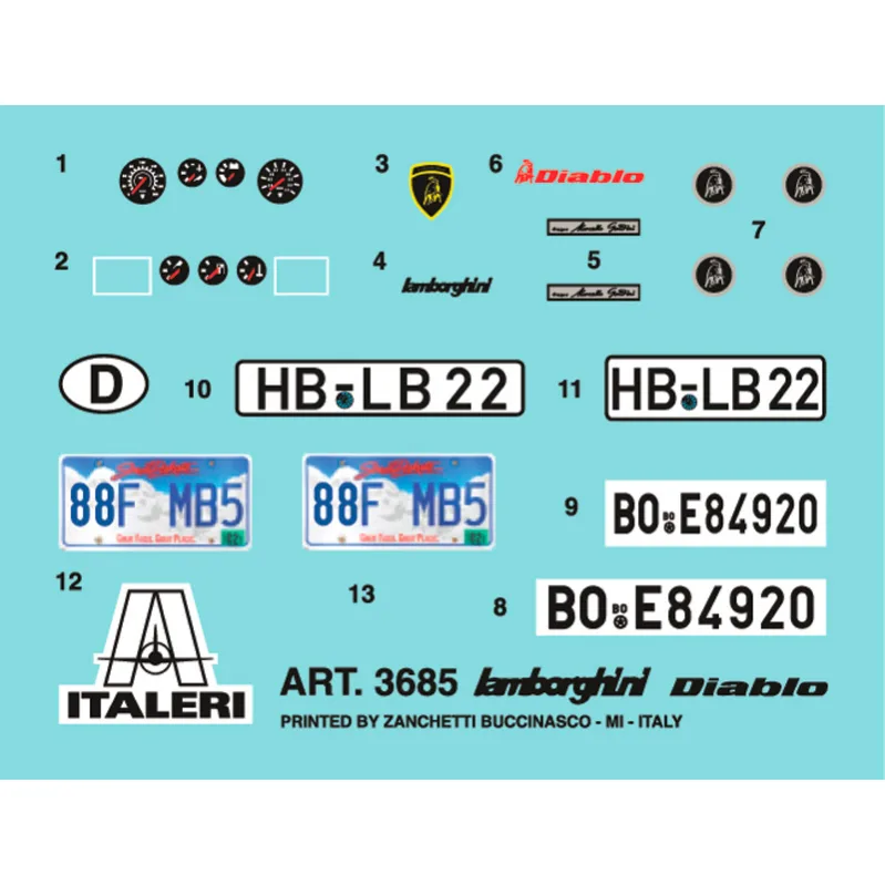 Imagen del producto 3: Italeri Coche Lamborghini Diablo 1:24