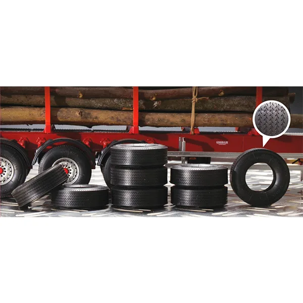 *Italeri Camion Pneumatici in gomma per rimorchio (8x) 1:24