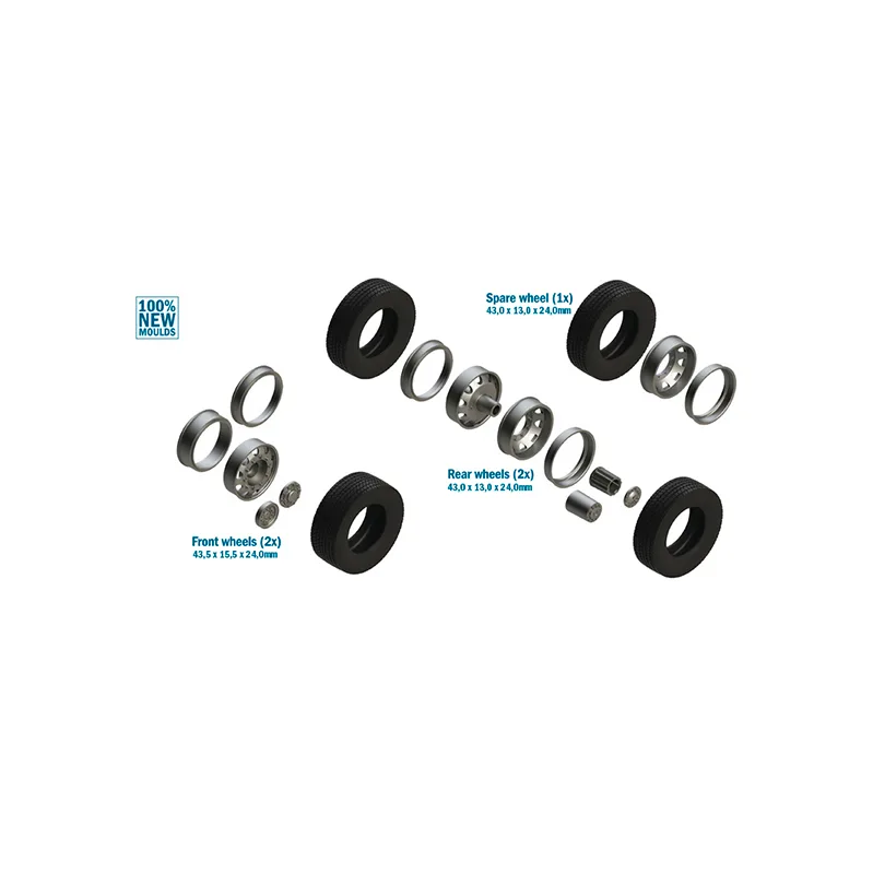 Product image 2: Italeri European Tractors tyres and rims 1:24