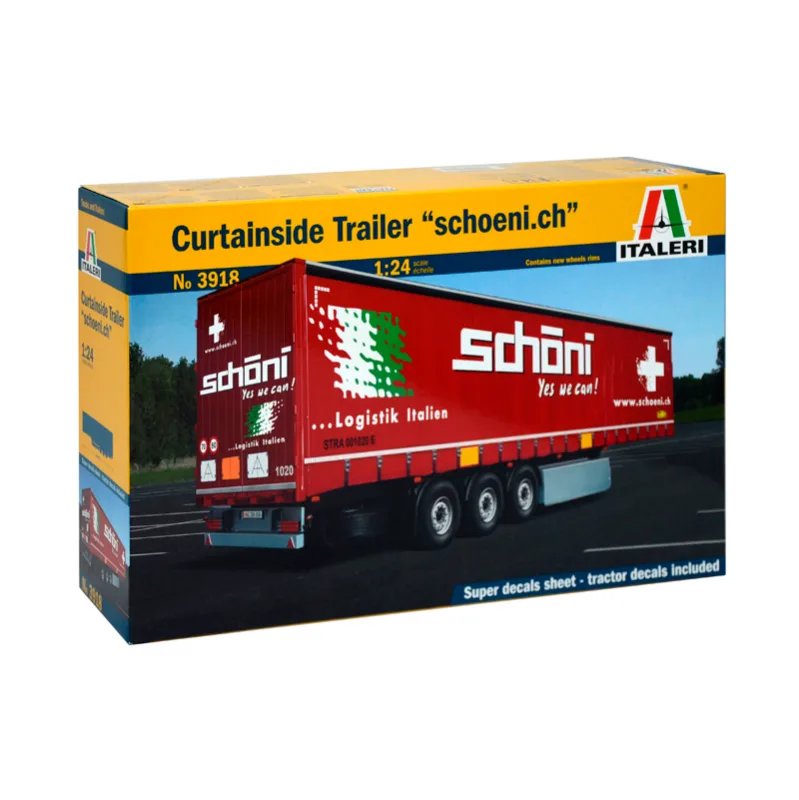 Imagen del producto 2: Italeri Camión Curtainside Trailer schoeni.ch 1:24