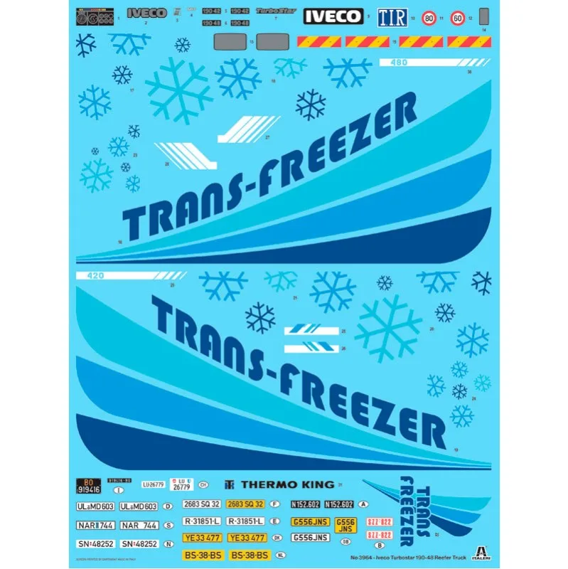 Product image 4: Italeri Iveco Turbostar 198.48 Special Reefer Truck 1:24