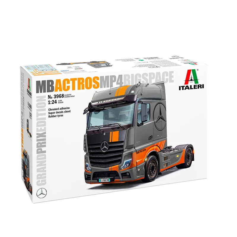 Italeri Camión Mercedes Actros MP4 Big Space Grand Prix 1:24
