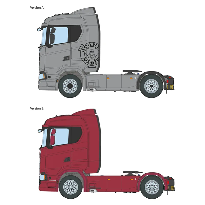 Product image 4: Italeri Scania 770S 4x2 Normal Roof "Grey Cab" Truck 1:24