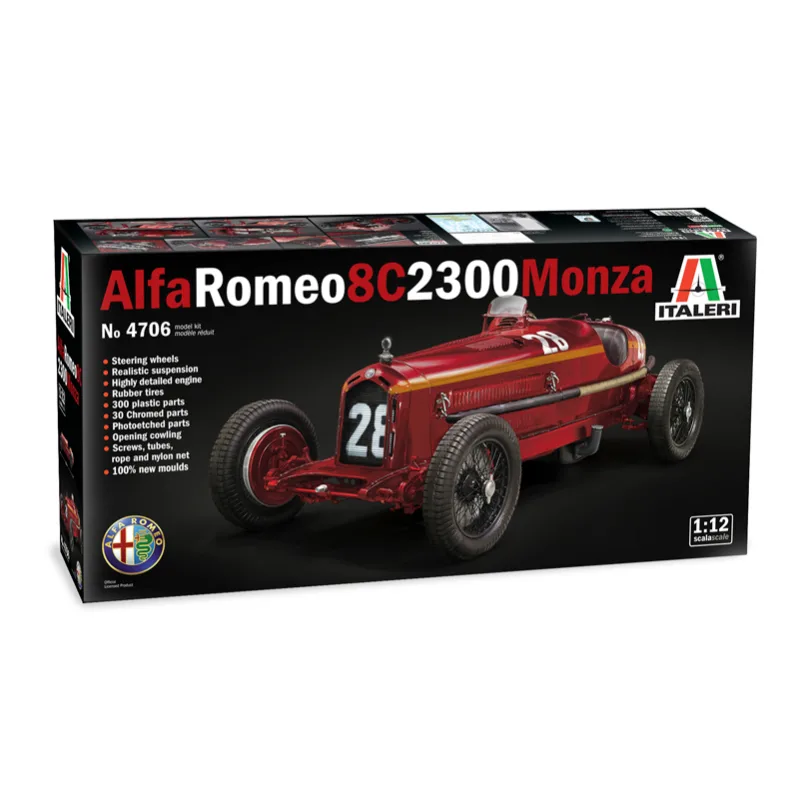 Imagen del producto 2: Italeri Coche Alfa Romeo 8C 2300 Monza 1:12