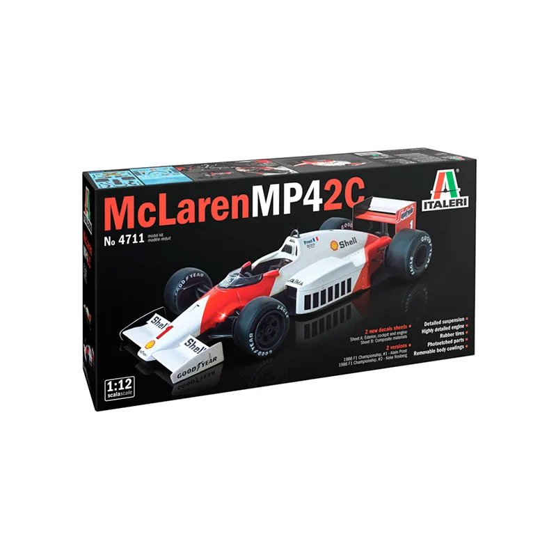 Product image 2: Italeri Mc Laren MP4/2C Prost Rosberg Car 1:12