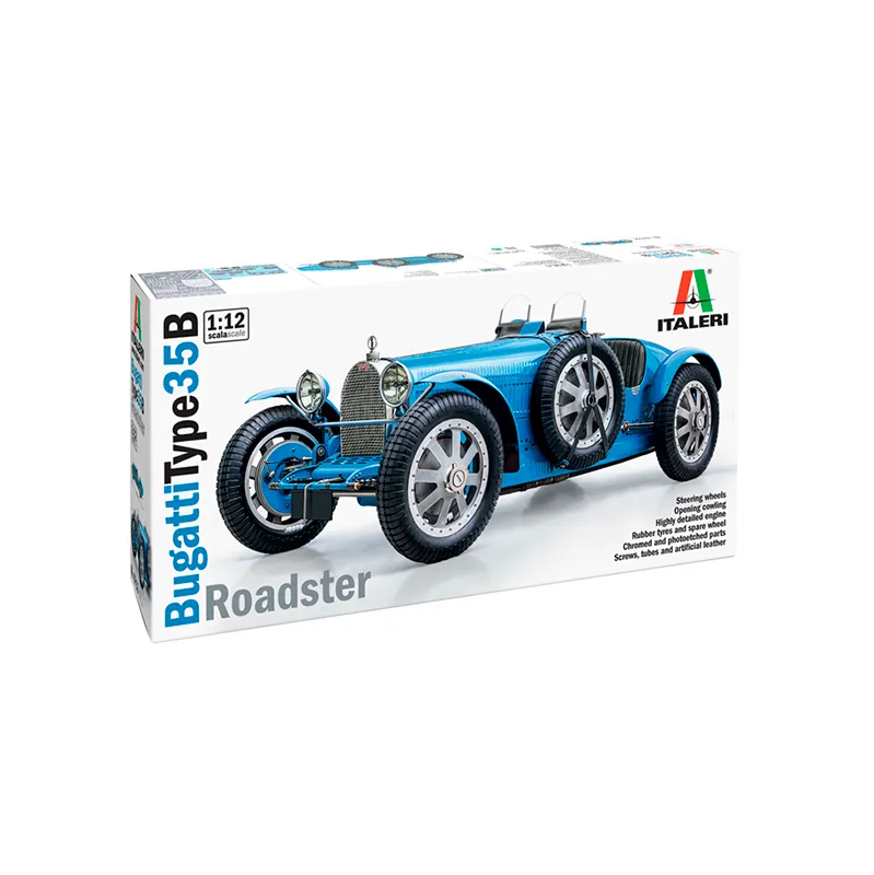 Product image 2: Italeri Bugatti Roadster/Monte Carlo Car 1:12