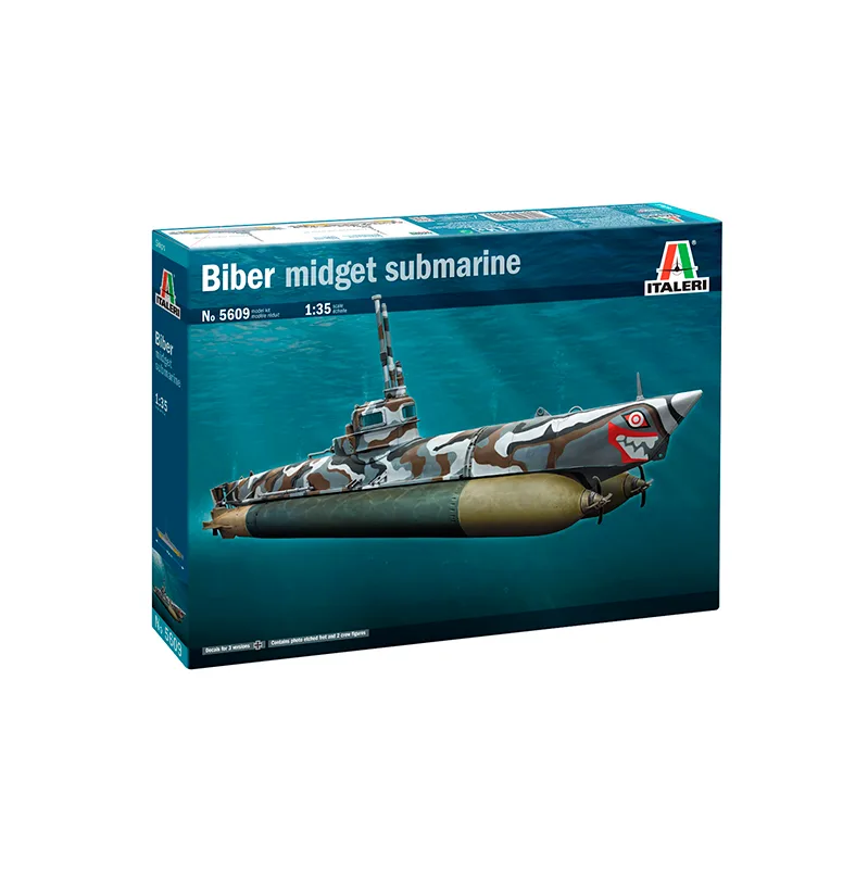 Product image 2: Italeri U – Boot “Biber” midget Submarine 1:35