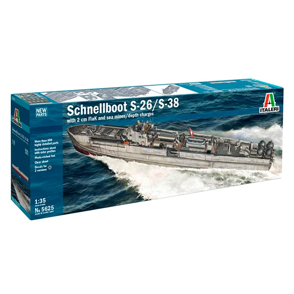 Italeri Barco Schnellboot S-26/S-38 1:35