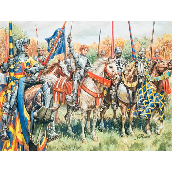 Italeri Fig. Históricas French Warriors (100 years war) 1:72