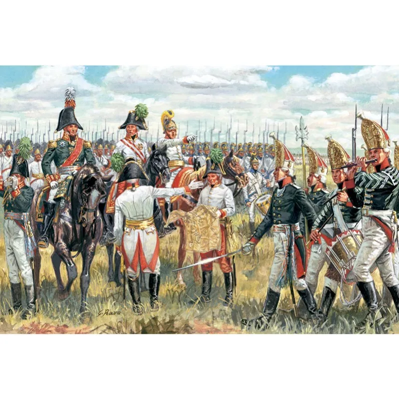 Imagen del producto 3: Italeri Figuras ecuestres Austrian & Russian General Staff 1:72
