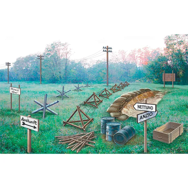 Italeri Acc.diorama Battlefield Accessories (WWII) 1:72
