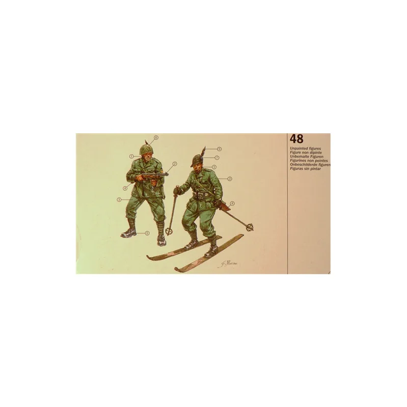 Immagine del prodotto 2: Italeri Fig. Soldati Italian Alpini (WWII) 1:72