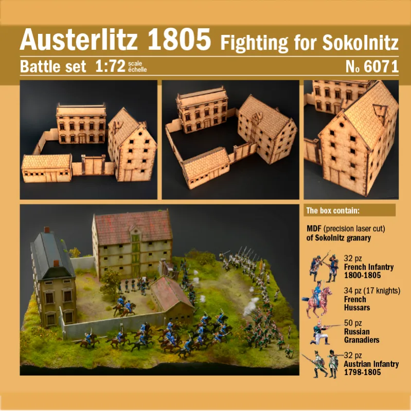 Product image 3: Italeri Diorama Austerlitz 1805 - Fighting for Sokolnitz 1:72