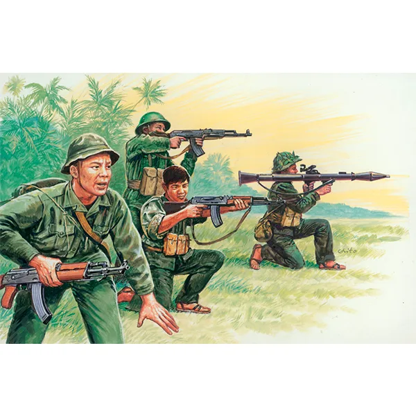 Italeri Fig. Soldados Vietnam. Army/Vietcong (Vietnam) 1:72