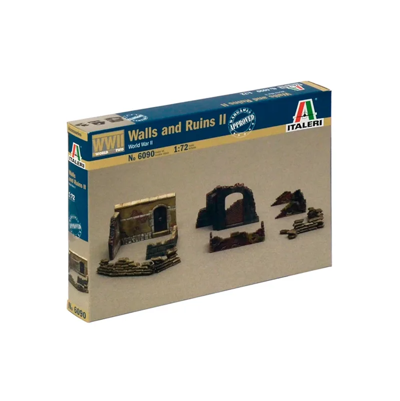 Imagen del producto 2: Italeri Acc.diorama Walls and Ruins II 1:72