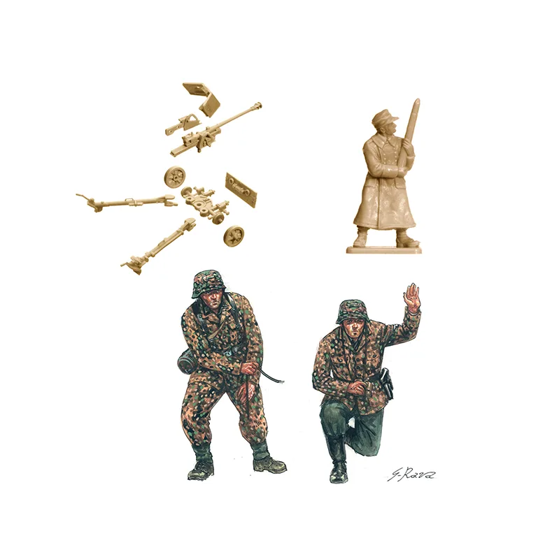 Product image 2: Italeri Figures Germ. PAK 40 AT Gun & crew (WWII) 1:72
