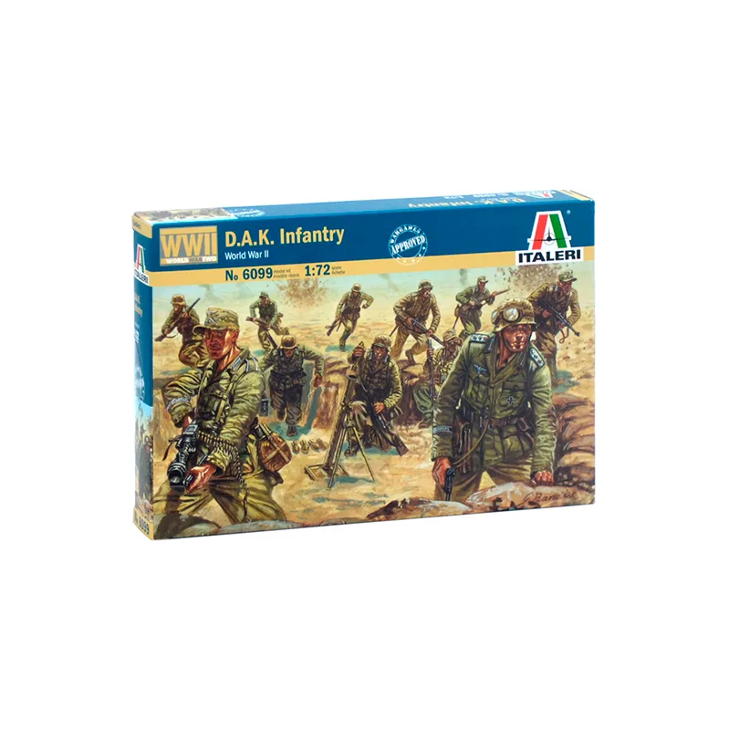 Immagine del prodotto 2: Italeri Fig. Soldati D.A.K. Infantry (WWII) 1:72