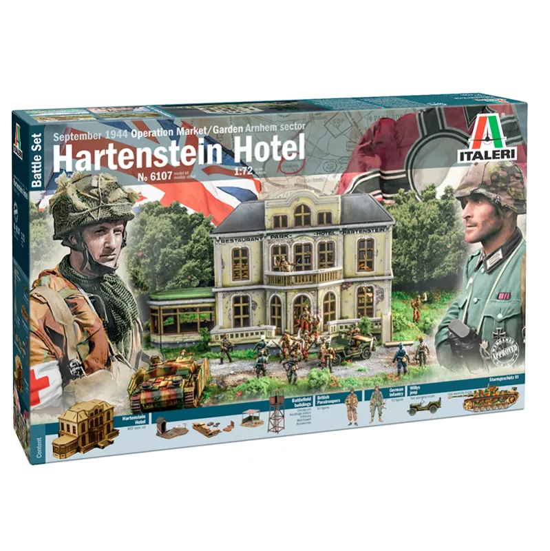 Product image 2: Italeri Battle sets Market Garden: Hotel Hartenstein 1:72