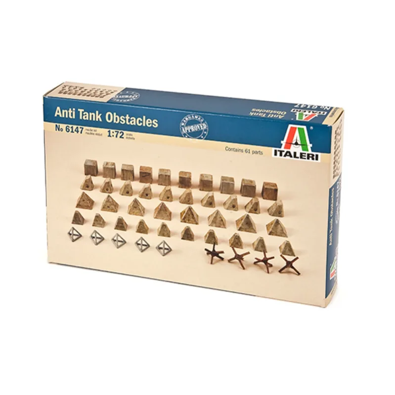 Imagen del producto 2: Italeri Acc.diorama Anti Tank Obstacles 1:72