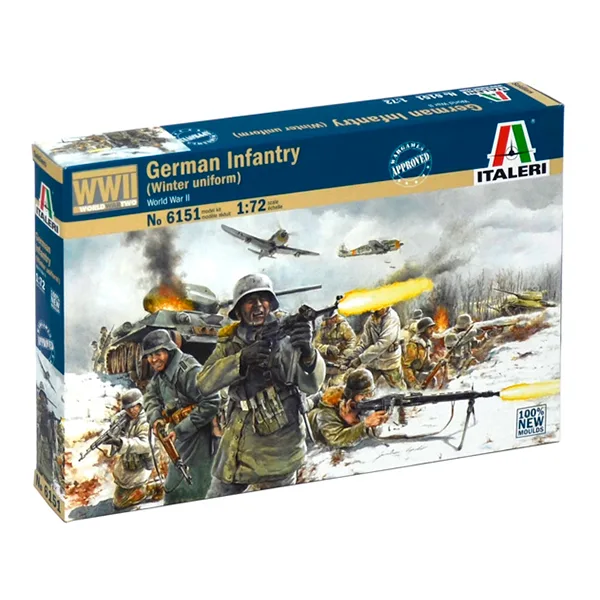 Italeri Figures German Infantry - winter unif. (WWII) 1:72