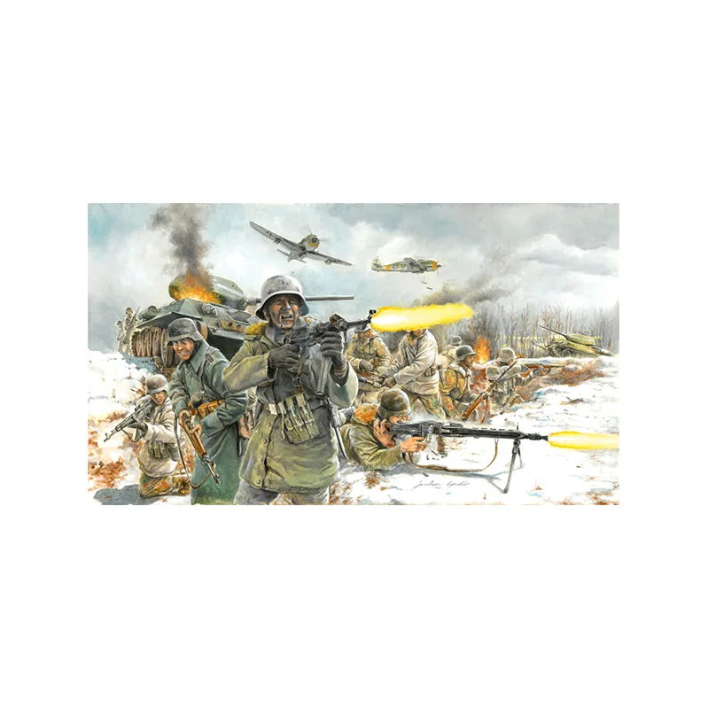 Imagen del producto 2: Italeri Fig. Soldados German Infantry - winter unif. (WWII) 1:72