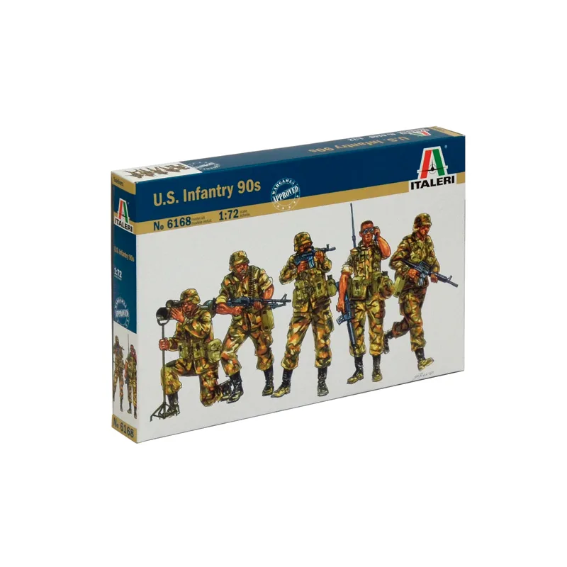 Italeri Fig. Soldados U.S. Infantry (1980s) 1:72