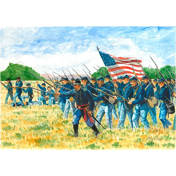 Italeri Fig. Históricas Union Infantry (American Civil war) 1:72