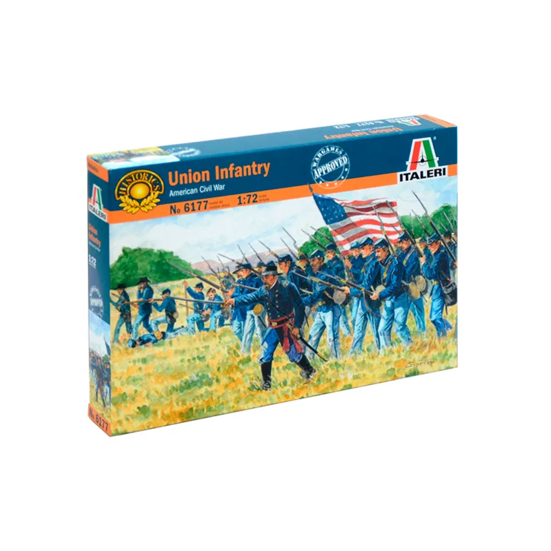 Product image 2: Italeri Historical Figures Union Infantry (American Civil war) 1:72