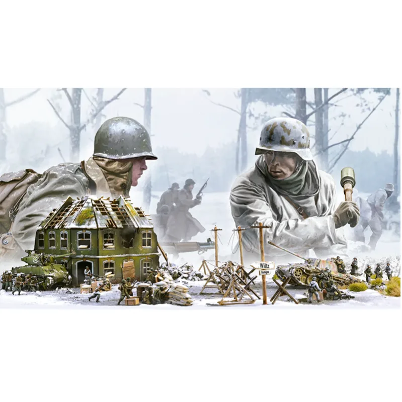 Imagen del producto 3: Italeri Diorama Bastogne siege 1944 MDF Edition 80th Anniv. 1:72