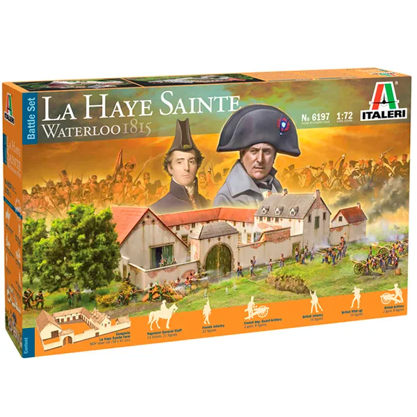 Italeri Battle sets La Haye Sainte Waterloo 1815 1:72