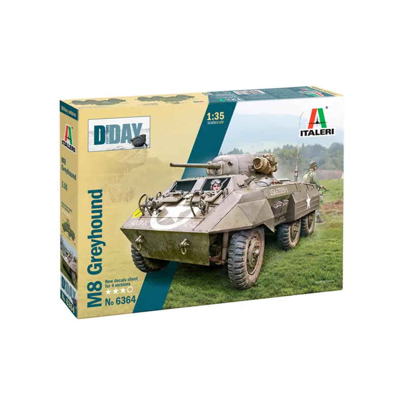 Imagen del producto 2: Italeri Vehículo Militar M8 Greyhound 1:35