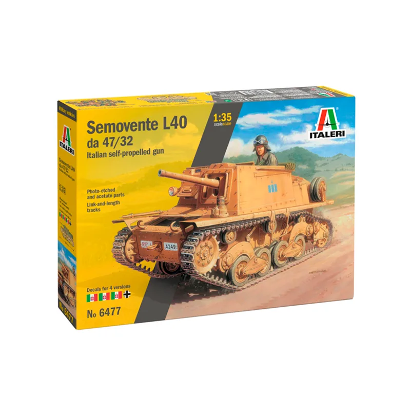 Imagen del producto 2: Italeri Tanque Semovente L40 da 47/32 1:35
