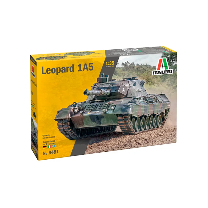 Imagen del producto 2: Italeri Tanque Leopard 1A5 1:35