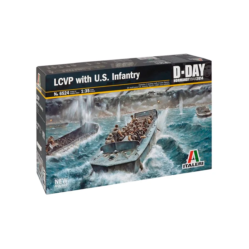 Immagine del prodotto 2: Italeri Barca e figure LCVP with US Infantry 1:35