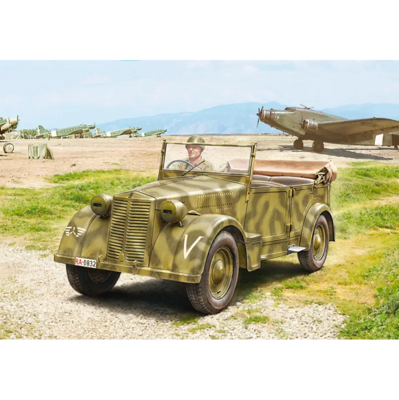 Product image 2: Italeri FIAT 508 CM Coloniale Military Vehicle with crew 1:35