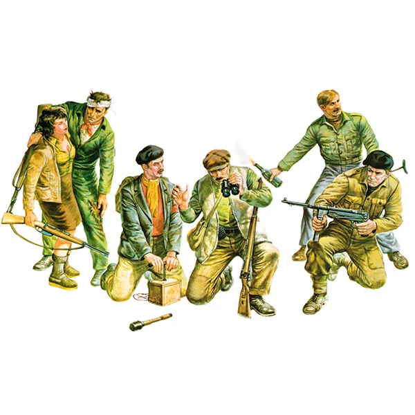 Italeri Figuras Soldados Partisans 1:35