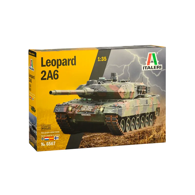 Imagen del producto 2: Italeri Tanque Leopard 2A6 1:35