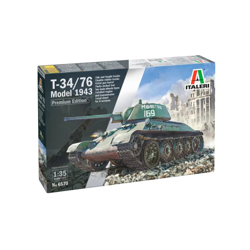 Immagine del prodotto 2: Italeri Carro armato T-34/76 Mod. 43 Premium Edition 1:35
