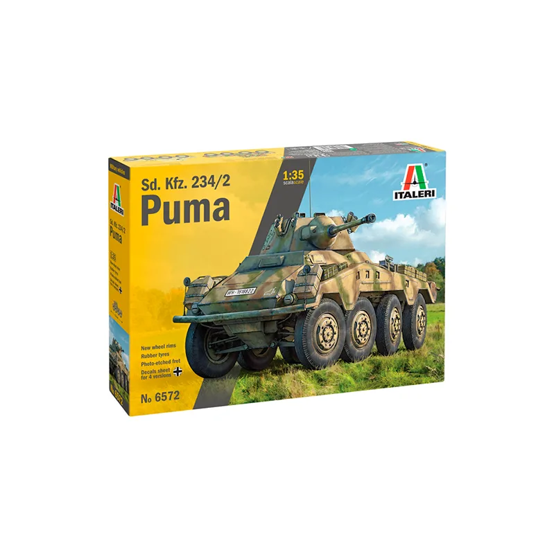 Imagen del producto 2: Italeri Vehículo Militar Sd.Kfz 234/2 Puma 1:35