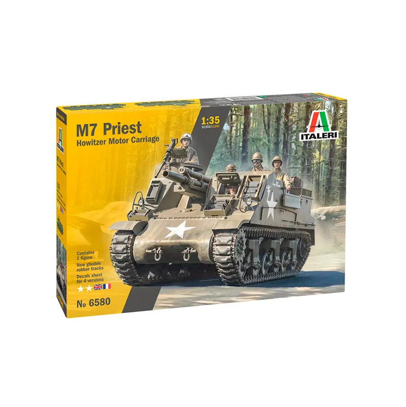Product image 2: Italeri M7 Priest Howitzer Motor Carriage Tank 1:35