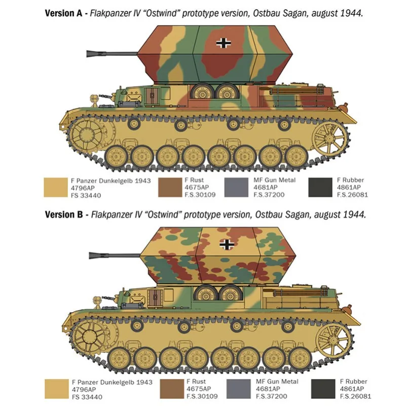 Imagen del producto 2: Italeri Tanque Flakpanzer IV Ostwind 1:35