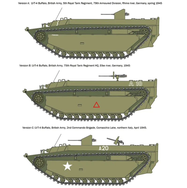 Imagen del producto 4: Italeri Tanque LVT-4 Water Buffalo (ETO) 1/35
