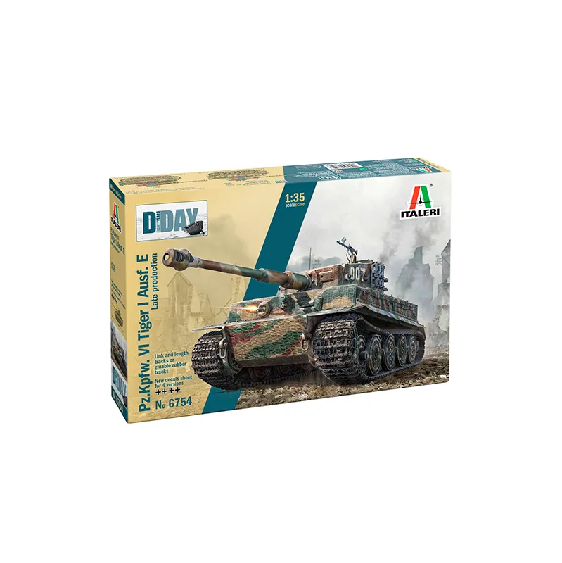 Product image 2: Italeri Pz.Kpfw.VI Tiger I Ausf.E late prod. Tank 1:35