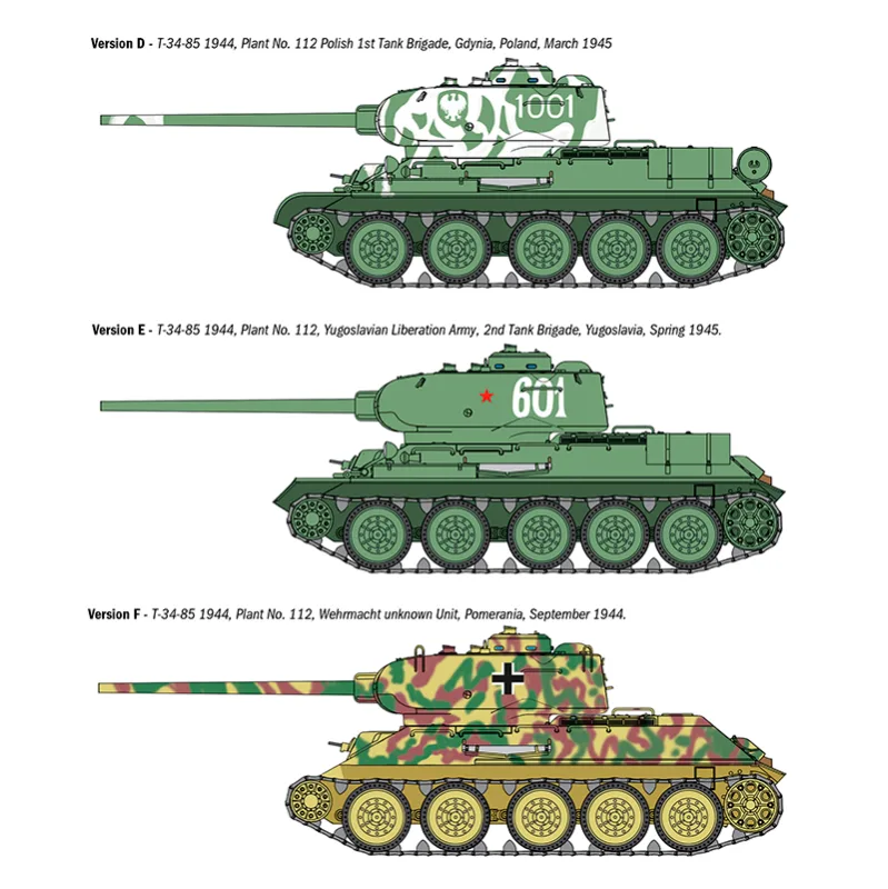 Imagen del producto 5: Italeri Tanque T34/85 ZAVOD 112- 1944 1:35