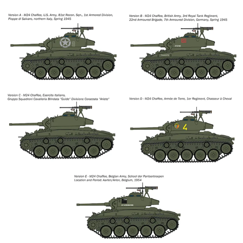 Imagen del producto 3: Italeri Tanque M-24 "Chaffee" 1:35