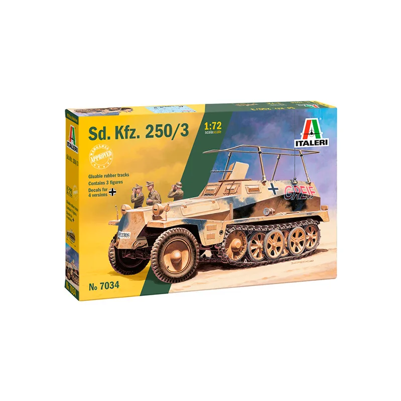 Product image 2: Italeri Military Vehicle Sd. Kfz. 250/3 1:72