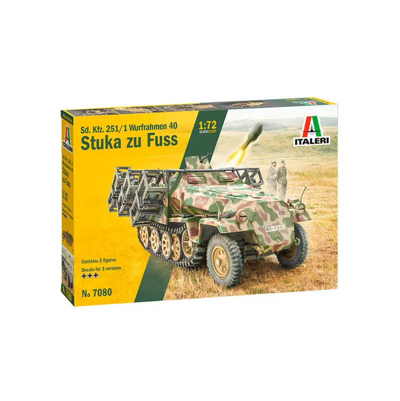 Imagen del producto 2: Italeri Vehículo Militar Sd.Kfz. 251/1 Stuka zu Fuss 1:72