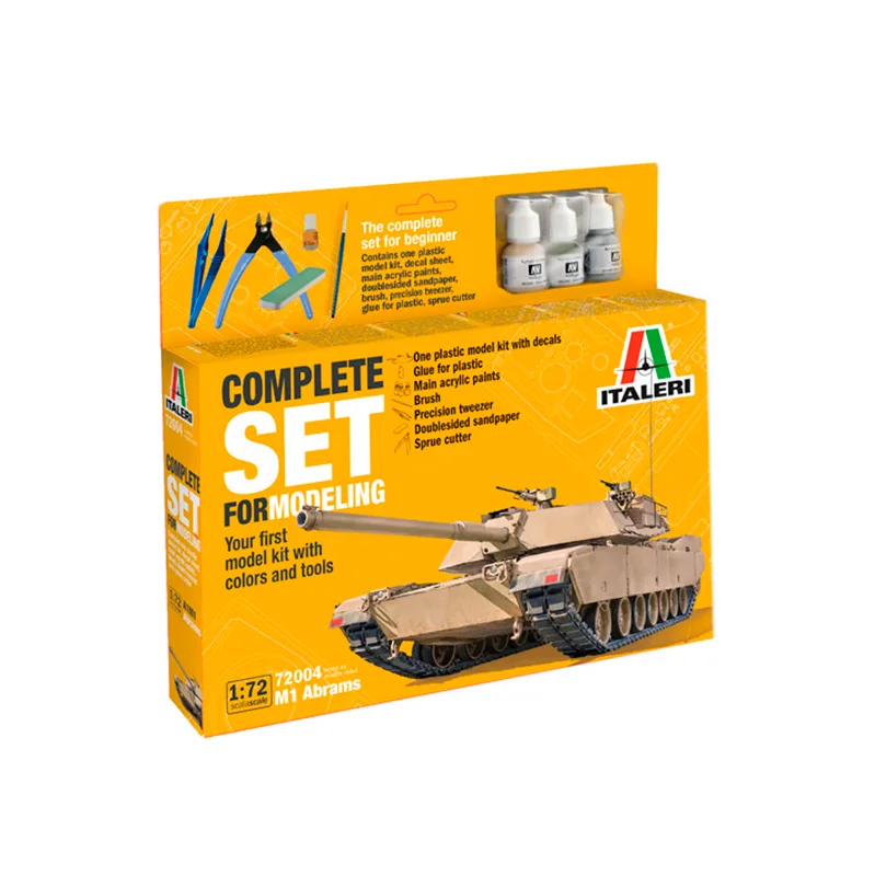 Imagen del producto 2: Italeri Set modelismo Tanque M1 Abrams 1:72