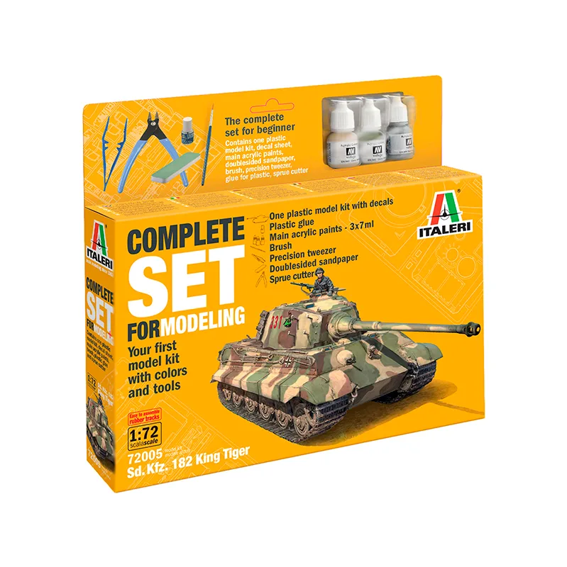 Product image 2: Italeri Modeling Set Tank Sd. Kfz. 182 King Tiger 1:72